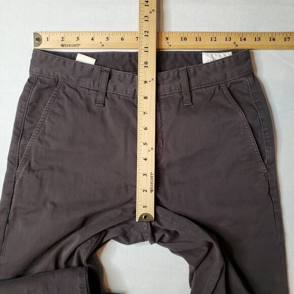 Rag & Bone Men's Size 28X34 Standard Issue Khaki Fit 2 Slim Leg Gray - Picture 8 of 9